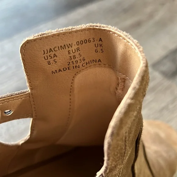 Joe’s Jeans suede peep-toe booties - Picture 6 of 7